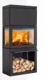 <h3>JOTUL F 520 HT</h3><hr><p>Gran visión de fuego por los tres costados<br />
Capacidad de instalación de piedras acumuladoras de calor<br />
Capacidad de almacenamiento de leña en la base<br />
Para mas información contacten con nosotros.</p>